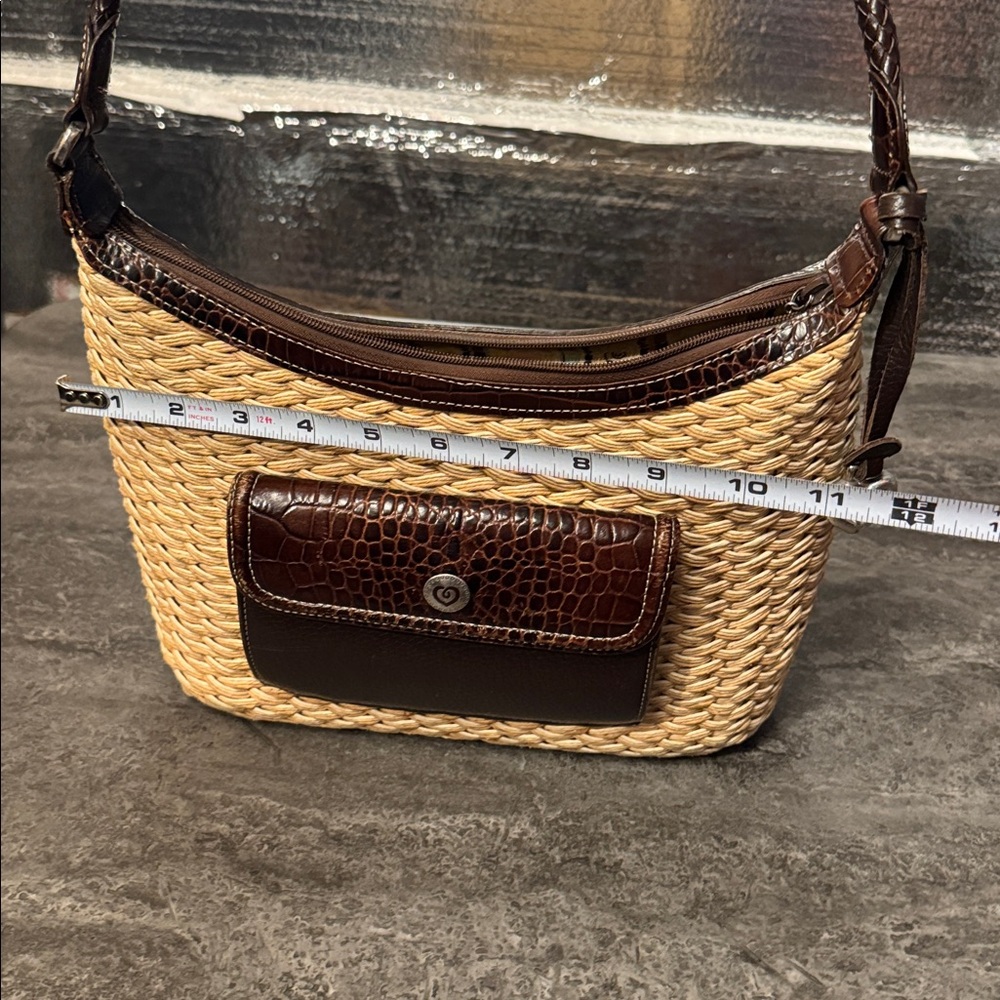 Brighton straw woven hand bag. - Picture 10 of 11